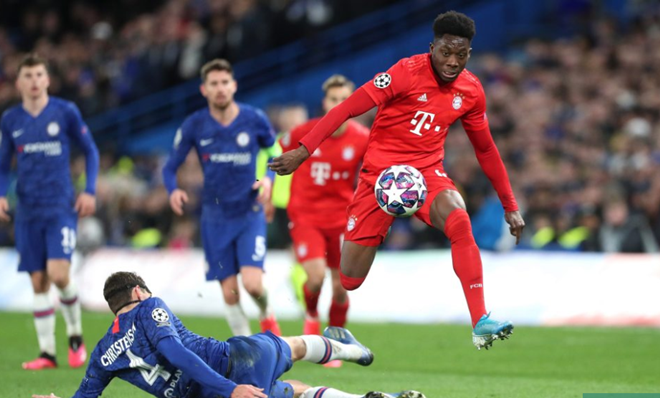 Alphonso Davies was born in a refugee camp, fled to Canada and helped Bayern Munich destroy Chelsea in Champions League - Bóng Đá
