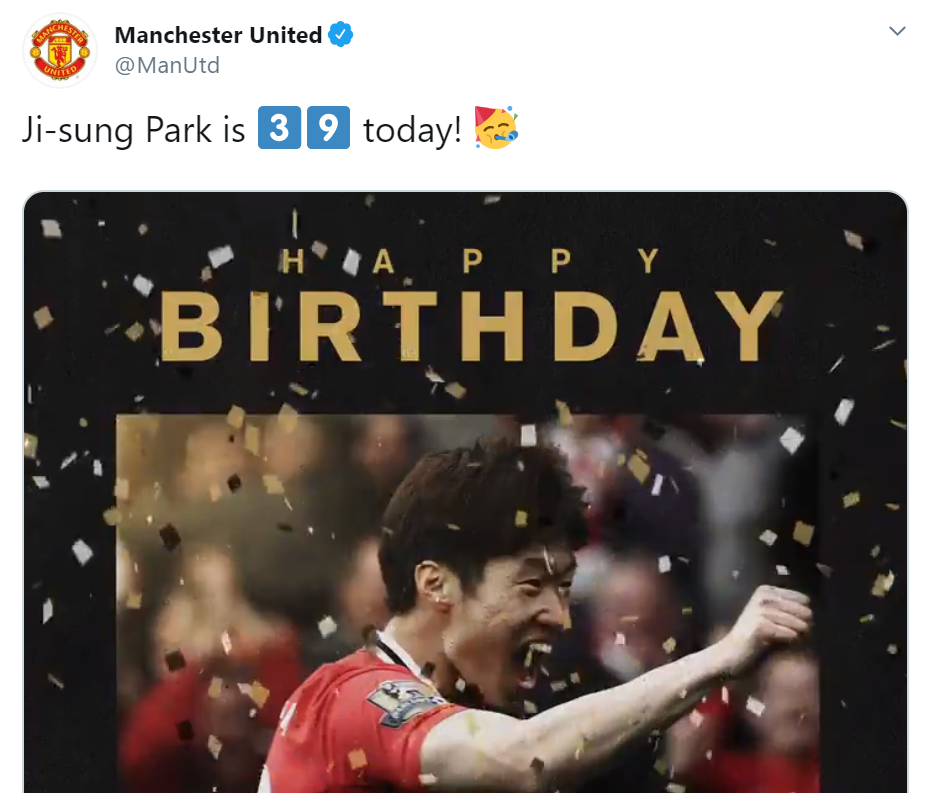 sinh nhật park ji sung, phản ứng fan - Bóng Đá