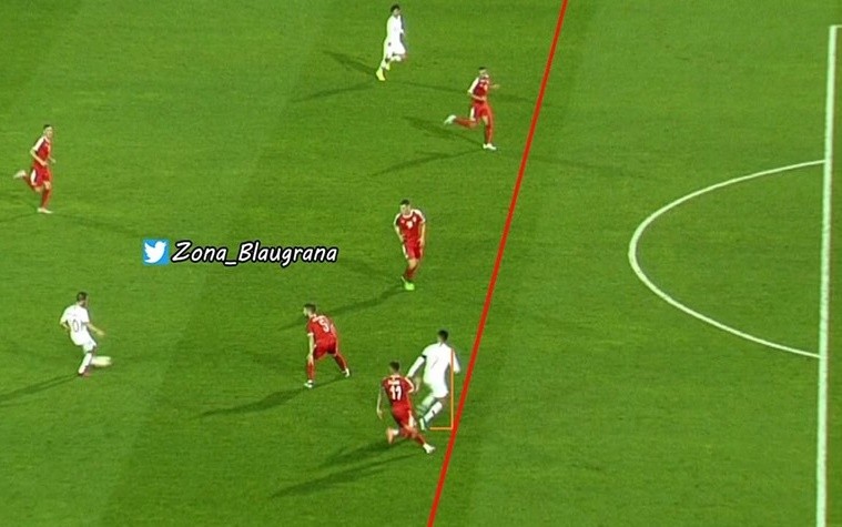 Ronaldo đã việt vị trước khi ghi bàn vào lưới Serbia - Bóng Đá