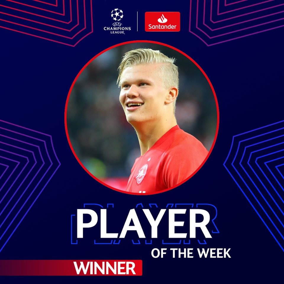 CHÍNH THỨC: Lộ diện cầu thủ xuất sắc nhất tuần tại Champions League - Bóng Đá