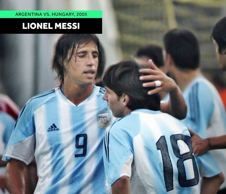 Bất ngờ hình ảnh Ronaldo, Messi & những siêu sao lần đầu ra mắt ĐTQG - Bóng Đá