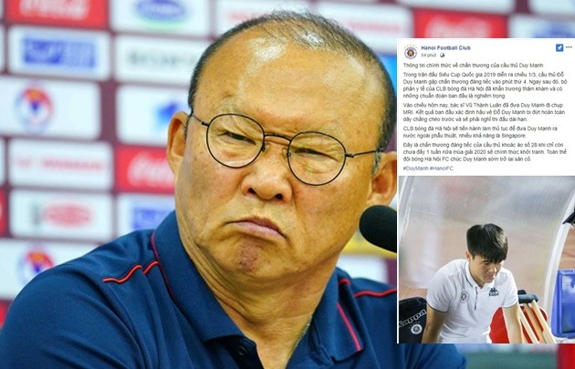 Thông tin chính thức về chấn thương của cầu thủ Duy Mạnh - Bóng Đá