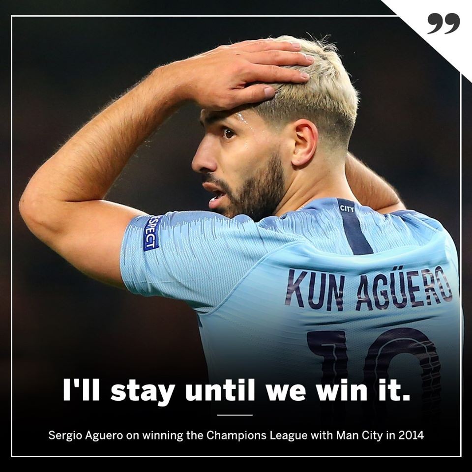 'Khó' cho Sergio Aguero! (I'm here till we win it) - Bóng Đá