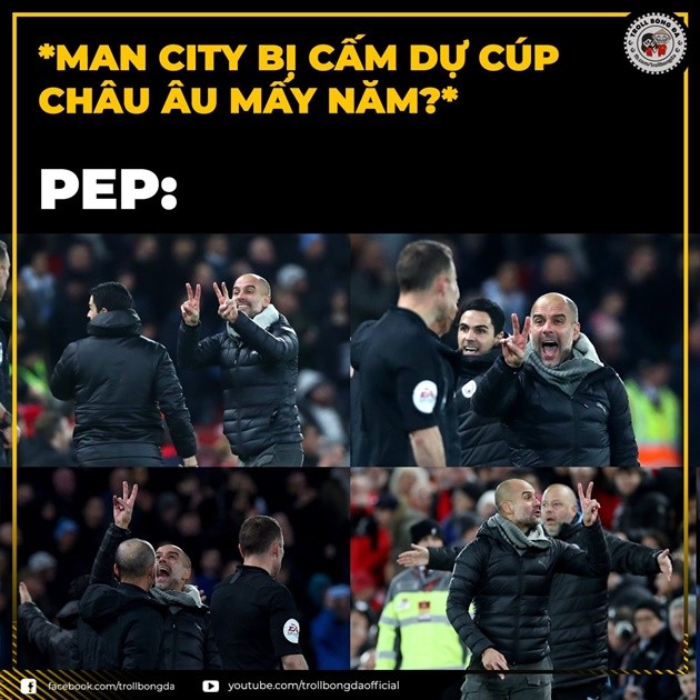 Ảnh chế UEFA phạt Man City - Bóng Đá