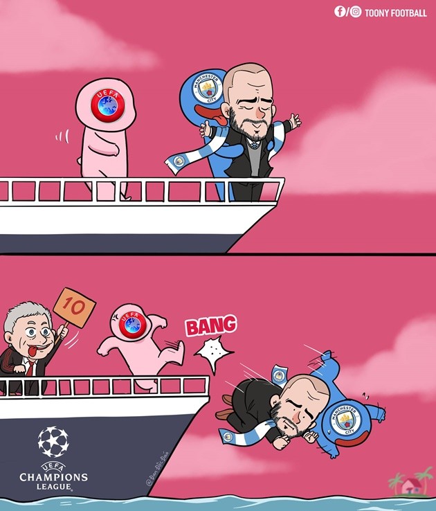 Ảnh chế UEFA phạt Man City - Bóng Đá