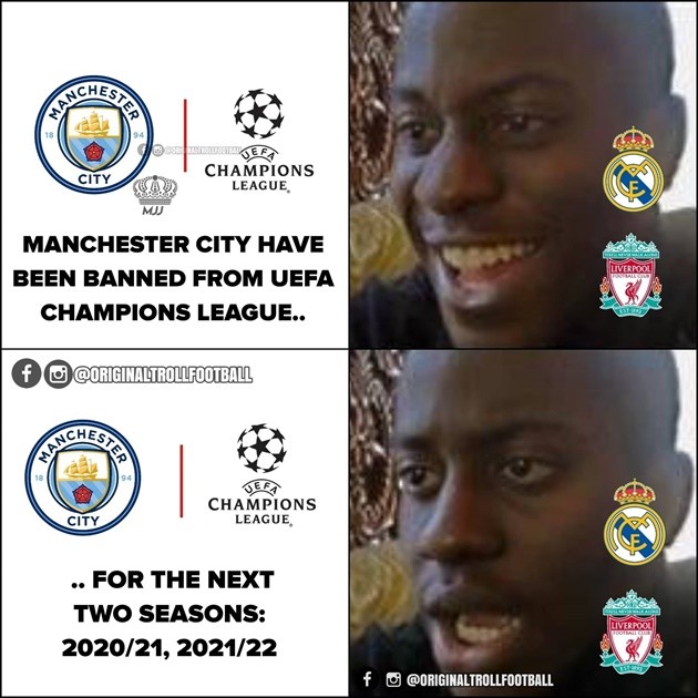 Ảnh chế UEFA phạt Man City - Bóng Đá