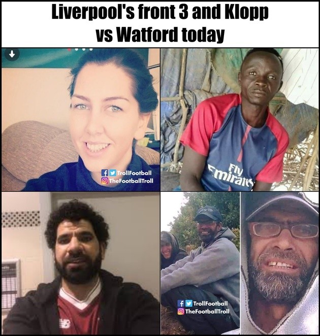 Ảnh chế Liverpool thua Watford - Bóng Đá