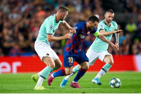 Lionel Messi completed 10 take-ons against Inter Milan - Bóng Đá