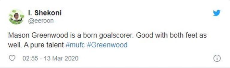 Manchester United fans react to Mason Greenwood's late goal in 5-0 win - Bóng Đá