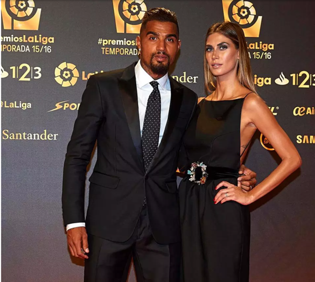 Kevin-Prince Boateng and stunning bikini-clad wife Melissa Satta put split rumours behind them on romantic break in Sardinia - Bóng Đá