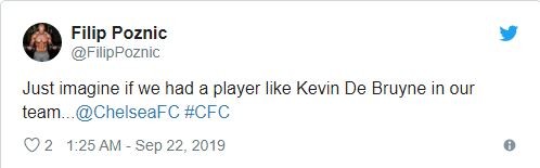 Chelsea fans react to Kevin De Bruyne display for Manchester City - Bóng Đá