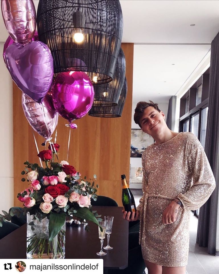 Lindelof mặc đồ vợ - Bóng Đá