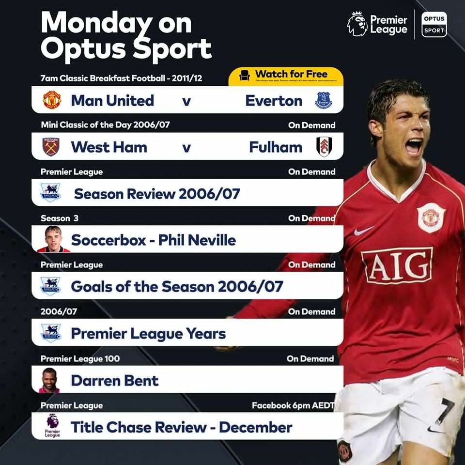 Optus Sport đưa NHM Man Utd về với ký ức 'kinh hoàng' với Everton - Bóng Đá