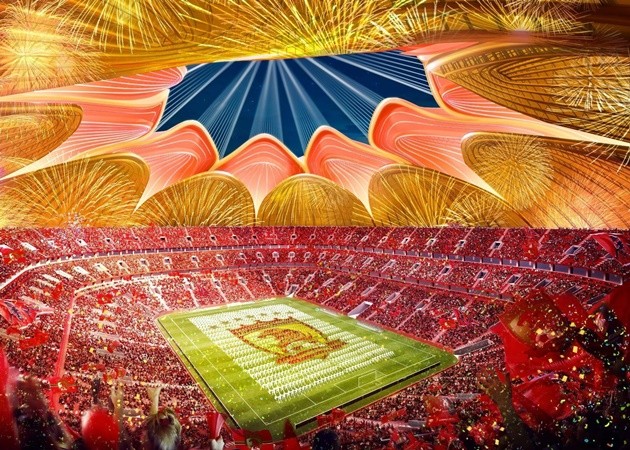 Ảnh SVĐ mới của Guangzhou Evergrande - Bóng Đá