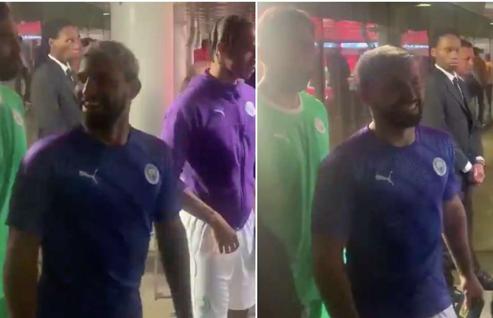 Man City's Sergio Aguero had a hilarious response to reporter shouting that their sister loves him - Bóng Đá