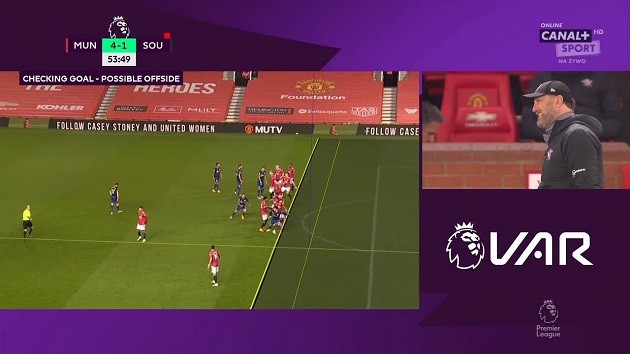 Man United vs Southampton: VAR controversially disallows Che Adams' goal - Bóng Đá