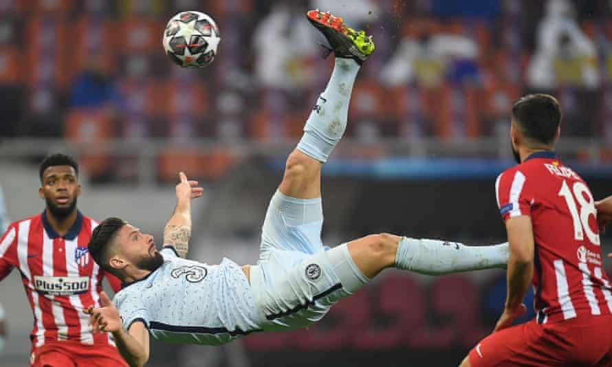 Olivier Giroud had 'no clue' over bicycle kick goal in Chelsea's Atletico Madrid win - Bóng Đá