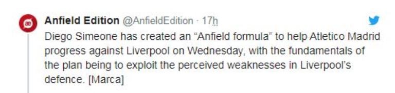 Liverpool: Latest from Diego Simeone has Reds fans talking - Bóng Đá