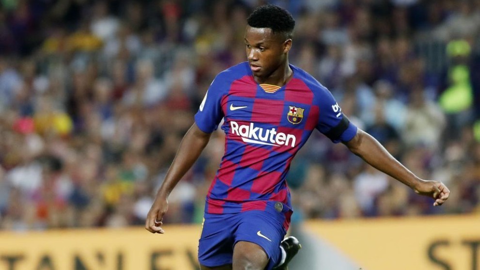 The only way the 17-year-old will be allowed to leave is if United pay his release clause of 170m euros (Ansu Fati) - Bóng Đá