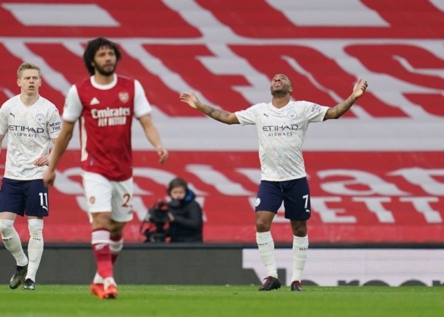 10 con số ấn tượng trận Arsenal 0-1 Man City: 'Ác mộng' của Pháo thủ - Bóng Đá