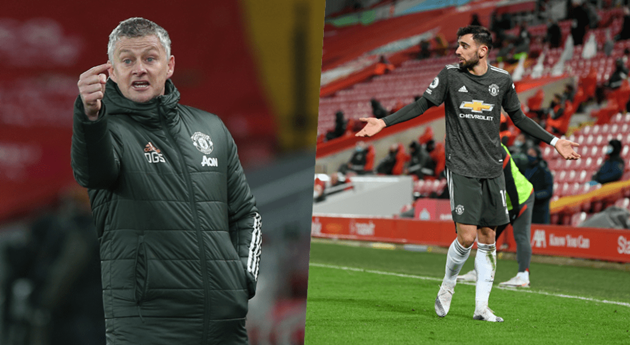 Ole Gunnar Solskjaer explains decision which led to Bruno Fernandes outburst against Man United - Bóng Đá