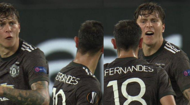 Victor Lindelof appears to call Bruno Fernandes a ‘son of a b****’ as Manchester United crash out of Europa League with defeat to Sevilla - Bóng Đá
