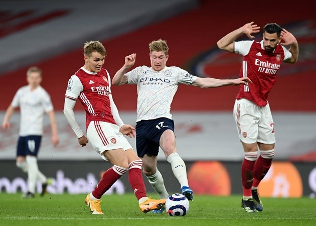 10 con số ấn tượng trận Arsenal 0-1 Man City: 'Ác mộng' của Pháo thủ - Bóng Đá