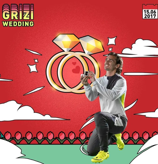 Antoine Griezmann’s life depicted in wacky pictures including meeting wife Erika and winning World Cup - Bóng Đá