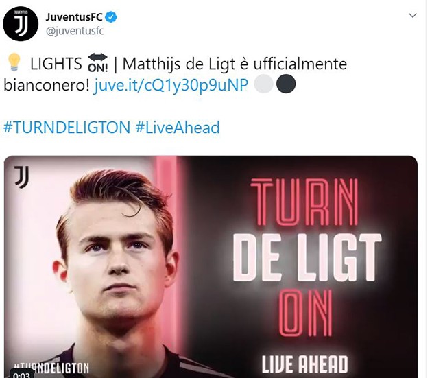CHÍNH THỨC: De Ligt gia nhập Juventus - Bóng Đá