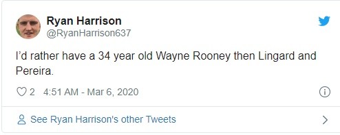 “Still a class above”: These Man United fans react to Wayne Rooney’s performance for Derby tonight - Bóng Đá