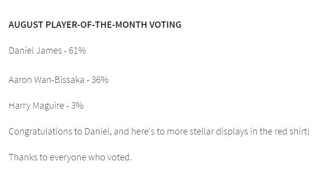 Số phiếu bầu của James lớn hơn Maguire 20 lần! - Bóng Đá