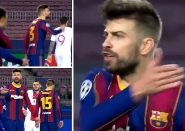 Pique cãi nhau với Griezmann - Bóng Đá