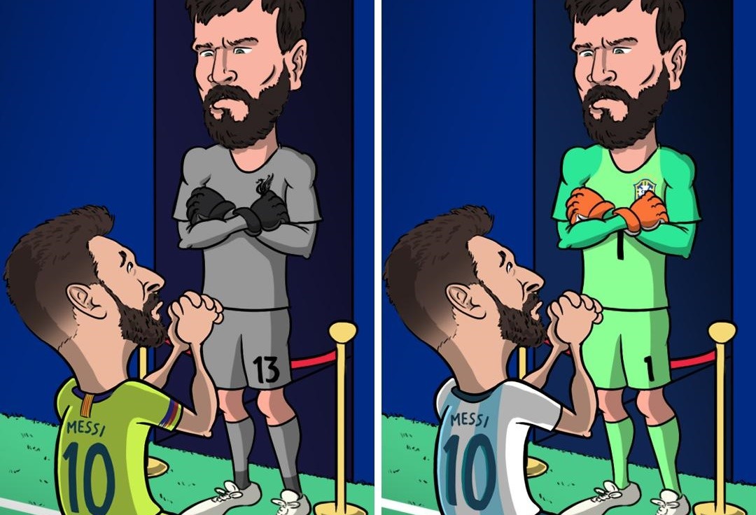 Ảnh chế Messi bị loại Copa - Bóng Đá