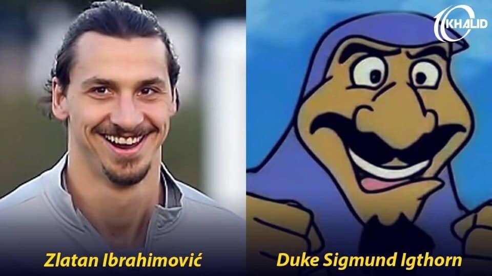 real-life footballers who look like cartoon characters - Bóng Đá