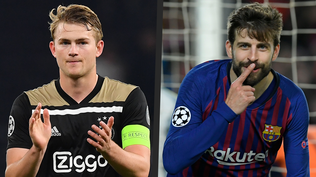Matthijs de Ligt missed FC Barcelona by ... Gerard Pique. 