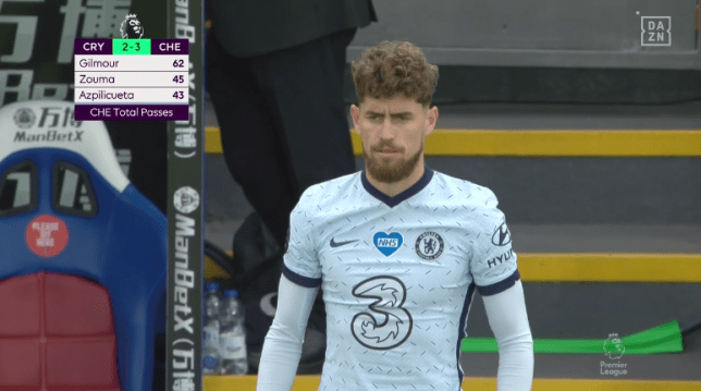 Frank Lampard full of praise for ‘invaluable’ Jorginho after Chelsea’s win against Crystal Palace - Bóng Đá