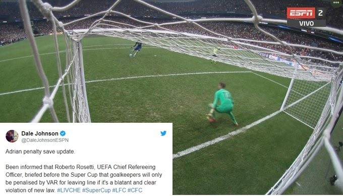 UEFA say goalkeepers will only be penalised for leaving their line by VAR if 'clear and obvious' - Bóng Đá