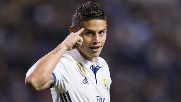 James muốn gia nhập Atletico - Bóng Đá