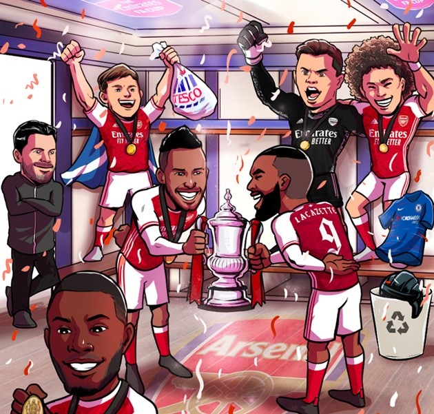 Ảnh chế Arsenal thắng Chelsea - Bóng Đá