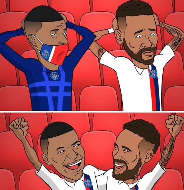 Ảnh chế PSG thắng Atalanta - Bóng Đá