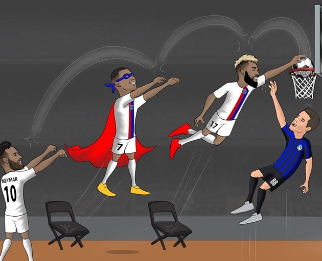 Ảnh chế PSG thắng Atalanta - Bóng Đá