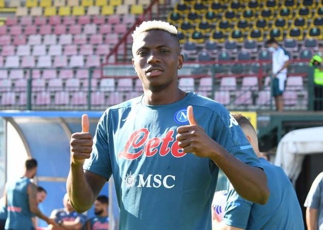 Osimhen scores first Napoli goal - Bóng Đá