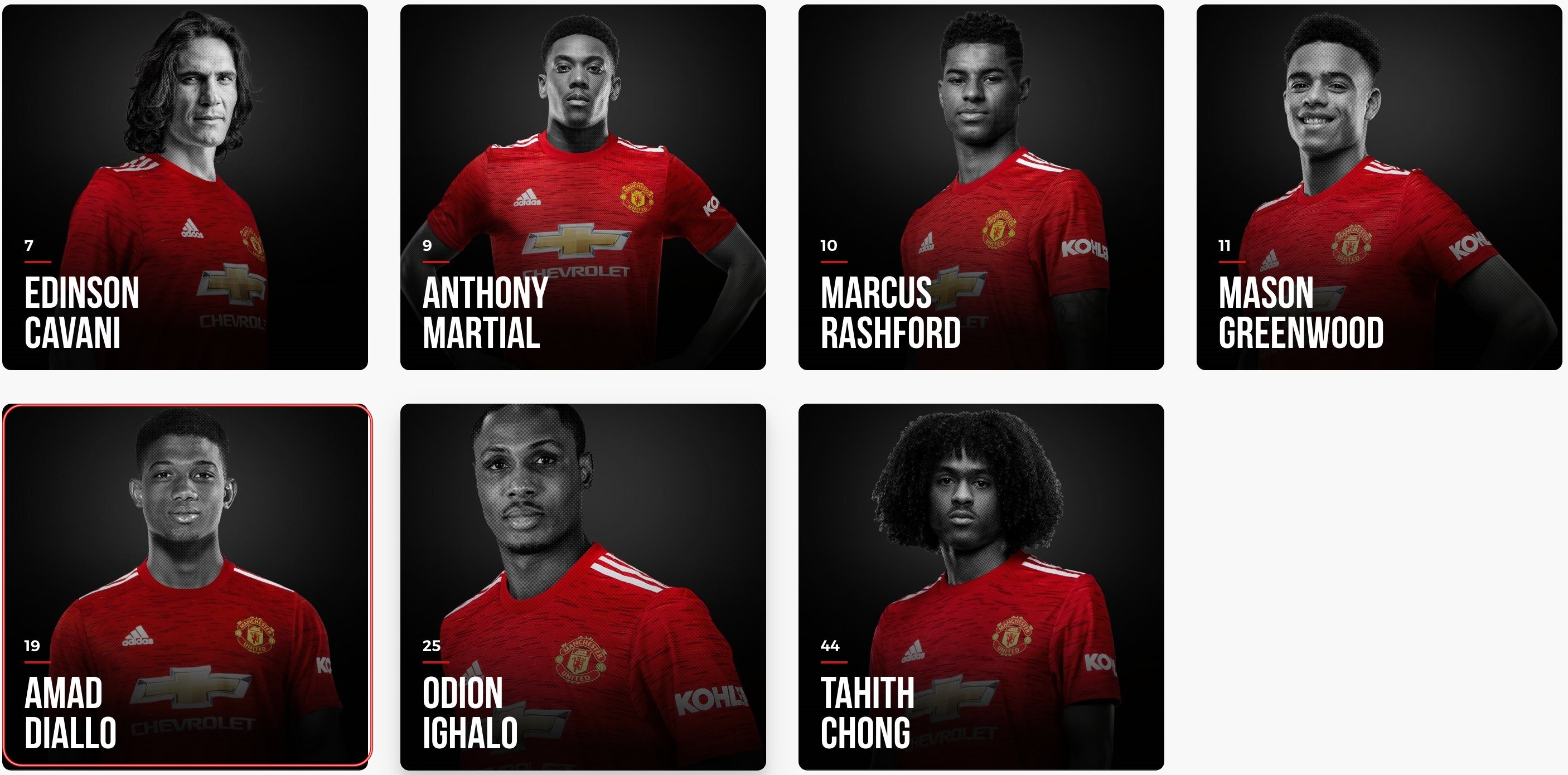 Amad Diallo added to #mufc website - Bóng Đá