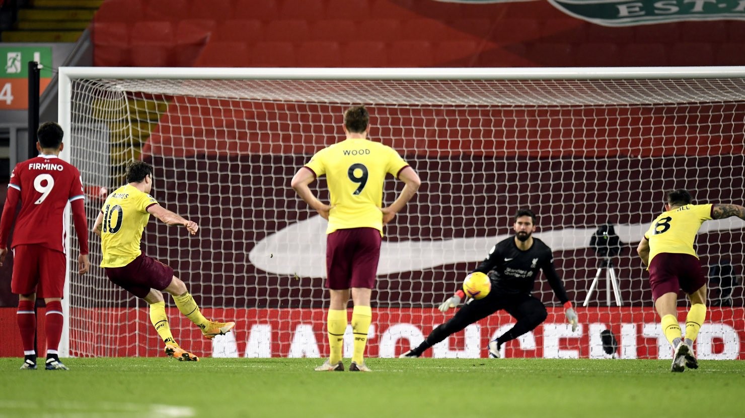 10 thống kê Liverpool 0-1 Burnley: Siêu tệ hại, cú sốc tại Anfield! - Bóng Đá
