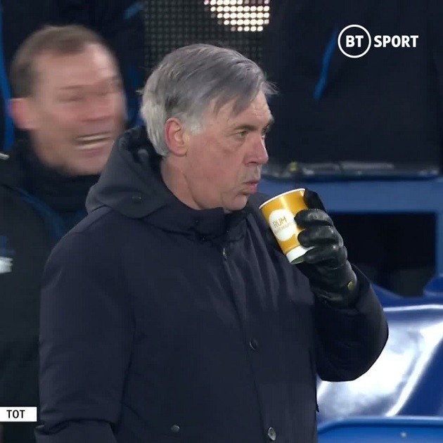 Everton 5-4 Spurs: Carlo Ancelotti's brilliant reaction to Everton's winner in crazy cup tie - Bóng Đá