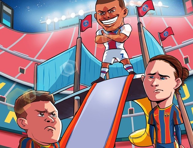 Cười té khói với loạt ảnh chế PSG hòa Barca - Bóng Đá