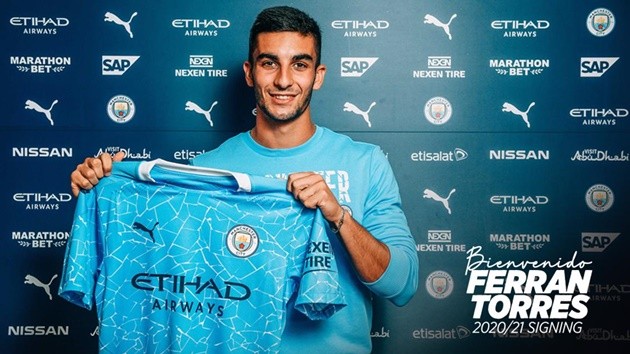 Man City sign Ferran Torres from Valencia in €23m deal - Bóng Đá