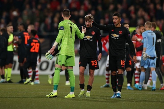 Louis van Gaal watches Man United - AZ from the stands - Bóng Đá
