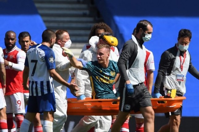 Arsenal star Bernd Leno breaks silence after receiving positive injury news   - Bóng Đá