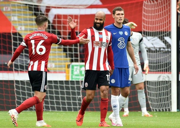 Thua sốc Sheffield United, Chelsea bị Man Utd phả hơi nóng sau gáy - Bóng Đá